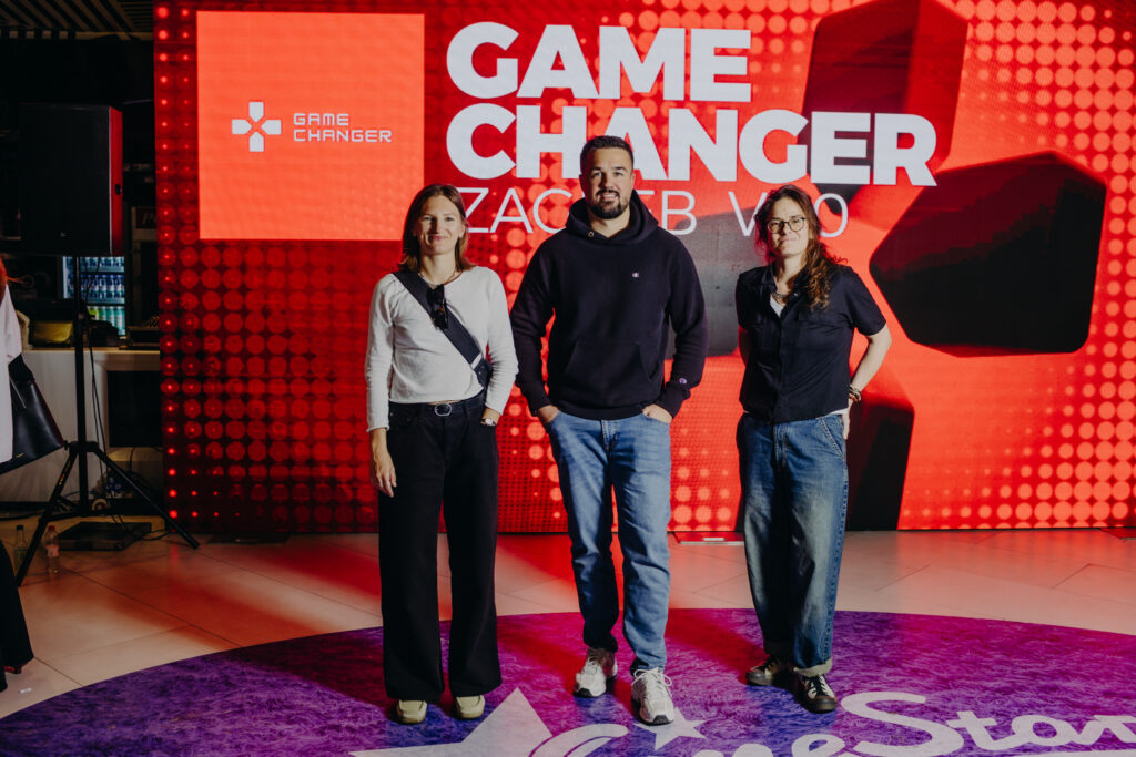The Checkgrow core team posing for a photo at the Game Changer 2025 conference.